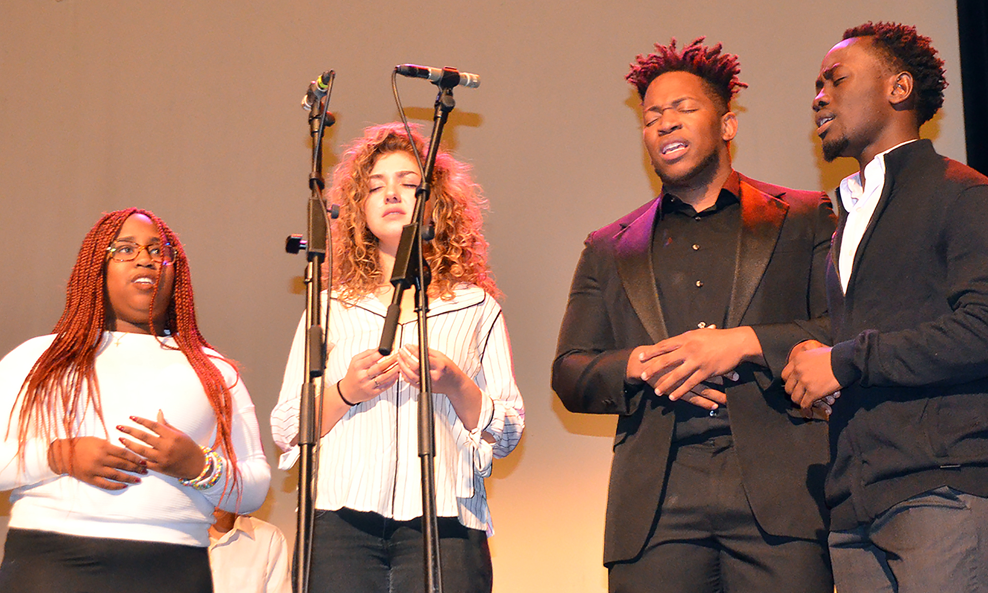 Gospel Choir From Evangel University Performs At MLK Day Celebration 